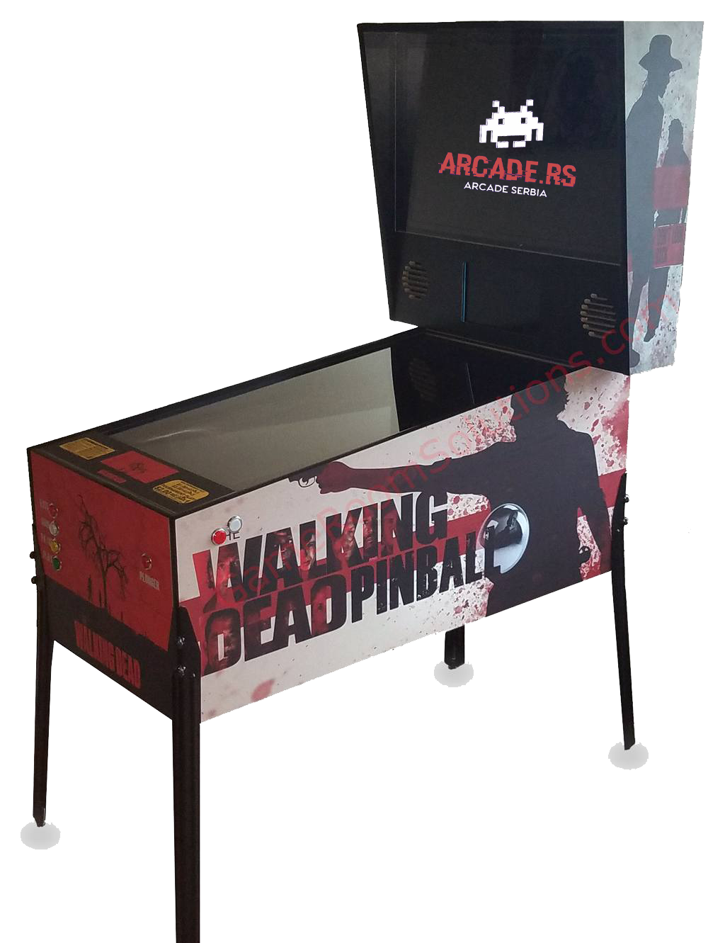 46" Custom Virtual Pinball Machine - HyperPin Triple Screen